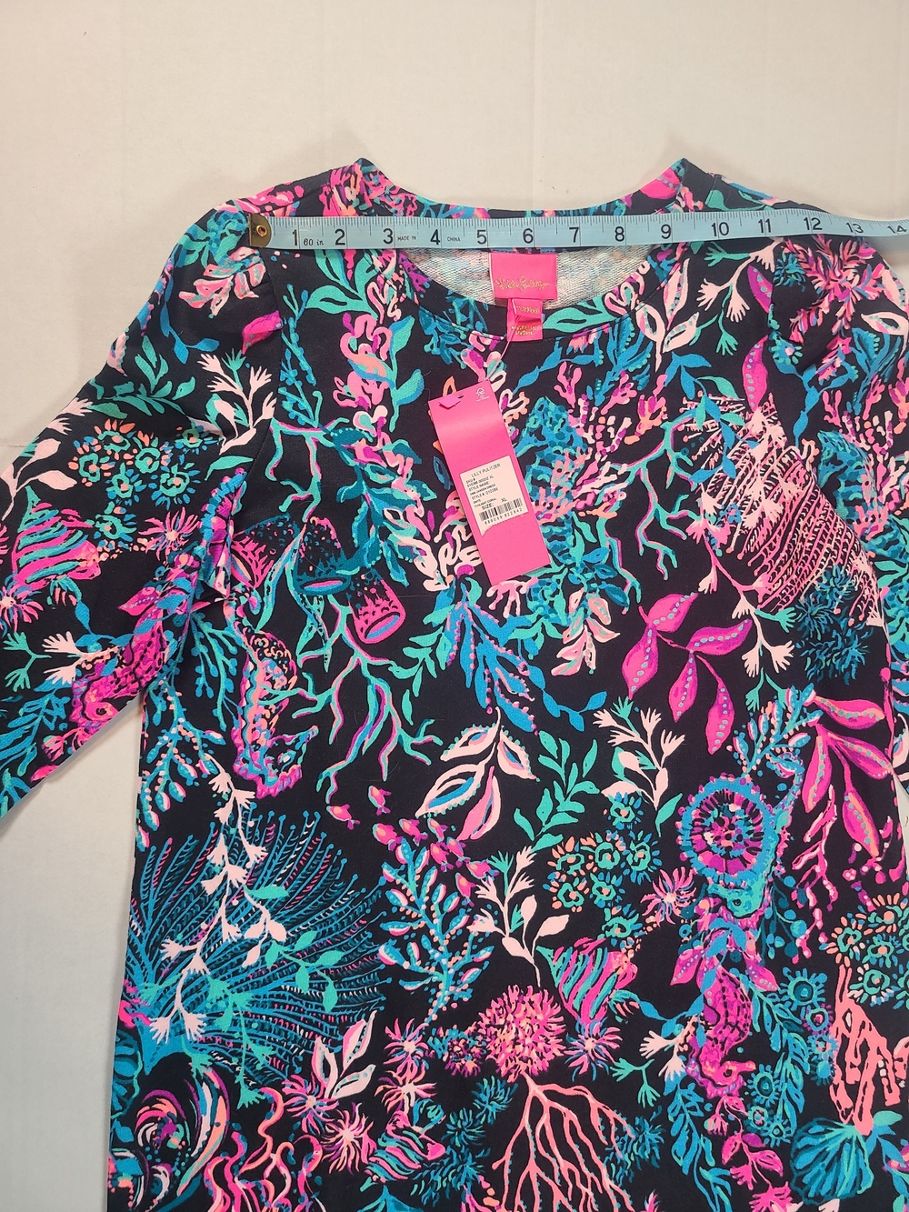 Lilly Pulitzer Girls Mini Jansen Dress Twilight Coral 12-14 XL NWT - Picture 7 of 11